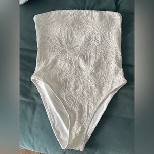 H&M White Lace Swimwear